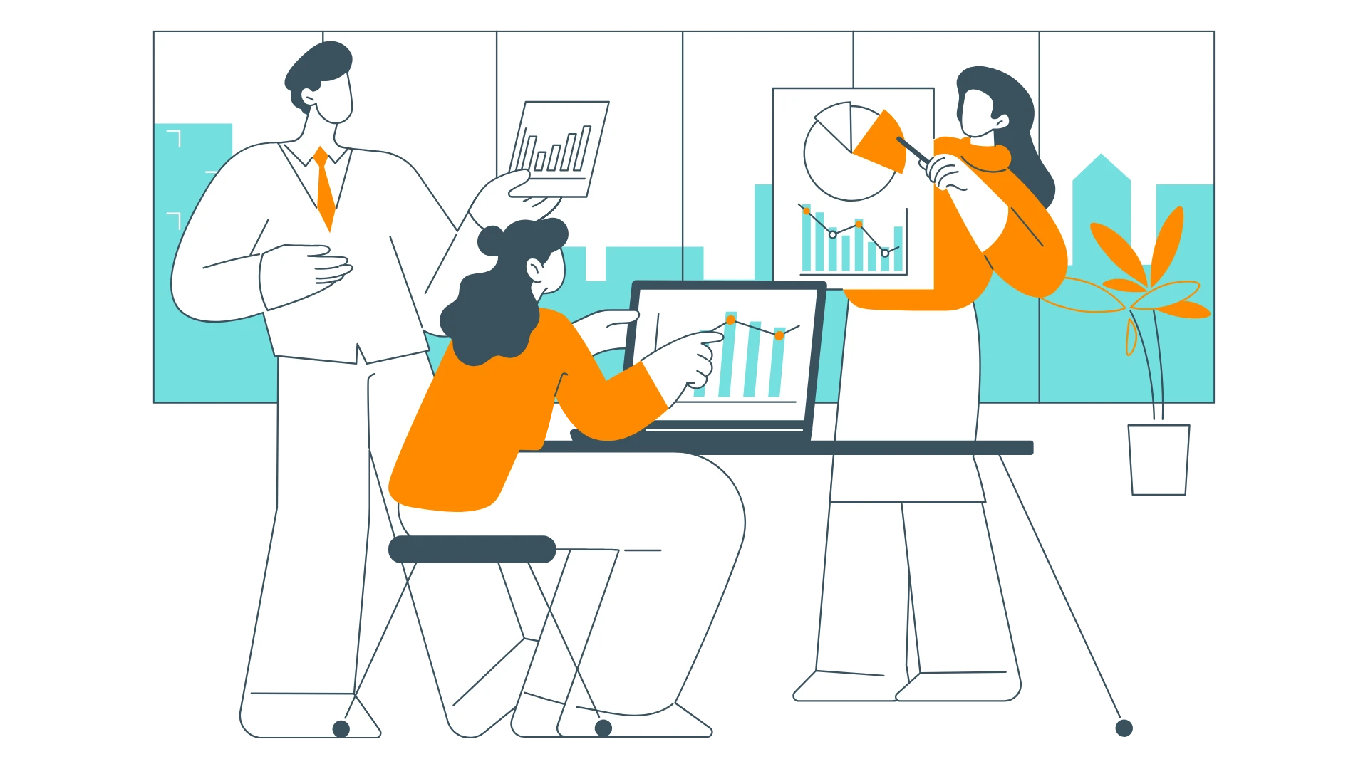 Wealth Management Hero illustration